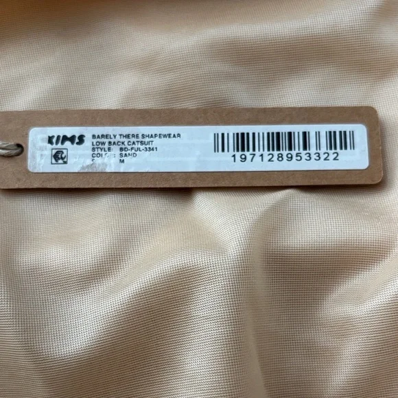 SKIMS Barely There Shape wear Low Back Catsuit  ( SAND ) NEW WITH TAGS! - Picture 2 of 6